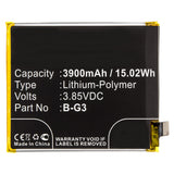 Batteries N Accessories BNA-WB-P9935 Cell Phone Battery - Li-Pol, 3.85V, 3900mAh, Ultra High Capacity - Replacement for BBK B-G3 Battery