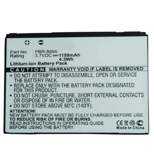 Batteries N Accessories BNA-WB-L8388 Cell Phone Battery - Li-ion, 3.7V, 1150mAh, Ultra High Capacity Battery - Replacement for Pantech PBR-8999, PBR-8999B Battery