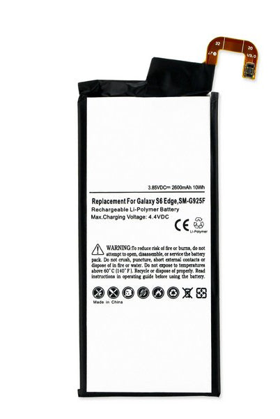 Batteries N Accessories BNA-WB-BLP-1431-2.6 Cell Phone Battery - Li-Pol, 3.8V, 2600 mAh, Ultra High Capacity Battery - Replacement for Samsung EB-BG925ABE Battery