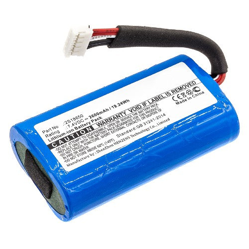 Batteries N Accessories BNA-WB-L8085 Speaker Battery - Li-ion, 7.4V, 2600mAh, Ultra High Capacity Battery - Replacement for Anker 2S18650 Battery