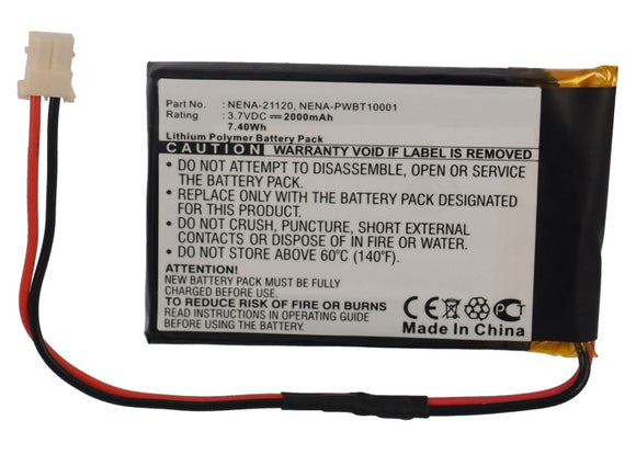 Batteries N Accessories BNA-WB-P7194 Storage Battery - Li-Pol, 3.7V, 2000 mAh, Ultra High Capacity Battery - Replacement for Nexto NENA-21120 Battery