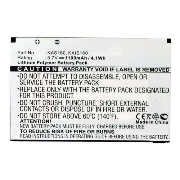 Batteries N Accessories BNA-WB-P12953 Cell Phone Battery - Li-Pol, 3.7V, 1100mAh, Ultra High Capacity - Replacement for HTC 35H00086-00M Battery