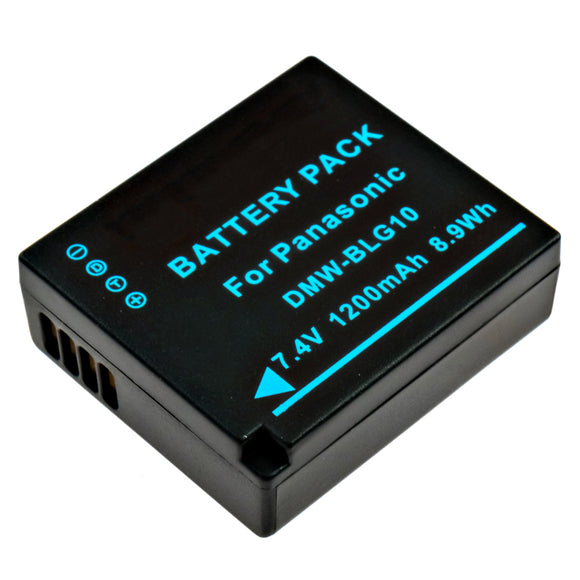 Batteries N Accessories BNA-WB-DMWBLG10 Digital Camera Battery - Li-Ion, 7.2V, 1200 mAh, Ultra High Capacity Battery - Replacement for Panasonic DMW-BLG10 Battery