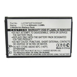 Batteries N Accessories BNA-WB-L14071 Cell Phone Battery - Li-ion, 3.7V, 800mAh, Ultra High Capacity - Replacement for ZTE Li3707T42P3h553447 Battery