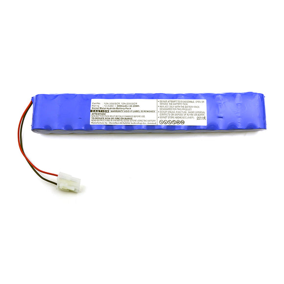 Batteries N Accessories BNA-WB-H16149 Medical Battery - Ni-MH, 14.4V, 3000mAh, Ultra High Capacity - Replacement for Bruker 12N-1800SCR Battery
