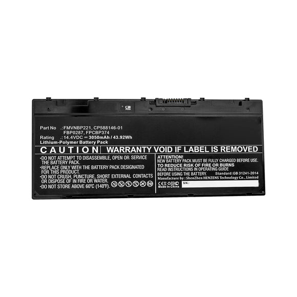 Batteries N Accessories BNA-WB-P11434 Laptop Battery - Li-Pol, 14.4V, 3050mAh, Ultra High Capacity - Replacement for Fujitsu CP588146-01 Battery