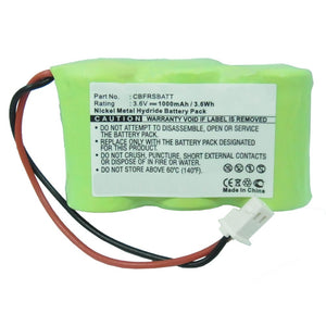 Batteries N Accessories BNA-WB-H1012 2-Way Radio Battery - Ni-MH, 3.6V, 1000 mAh, Ultra High Capacity Battery - Replacement for Chatter Box CBFRSBATT Battery