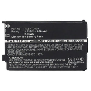 Batteries N Accessories BNA-WB-L12206 Cell Phone Battery - Li-ion, 3.7V, 800mAh, Ultra High Capacity - Replacement for Kyocera TXBAT10039 Battery