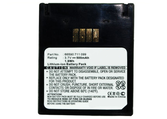 Batteries N Accessories BNA-WB-L8270 Cell Phone Battery - Li-ion, 3.7V, 500mAh, Ultra High Capacity Battery - Replacement for EasyPack 66590 711 099 Battery