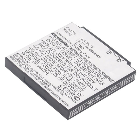 Batteries N Accessories BNA-WB-L13192 Cell Phone Battery - Li-ion, 3.7V, 600mAh, Ultra High Capacity - Replacement for Sharp EA-BL22 Battery