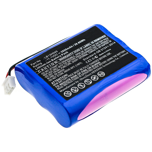 Batteries N Accessories BNA-WB-L11527 Medical Battery - Li-ion, 11.1V, 2600mAh, Ultra High Capacity - Replacement for General LB13H040 Battery