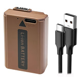 Batteries N Accessories BNA-WB-DCH-NPFW50 Digital Camera Battery - LI-ion, 7.2V, 1500mAh, Ultra High Capacity - Replacement for Sony NP-FW50 Battery - Built-In USB-C Charging Feature, includes a 24 inch USB Type-C charging cable