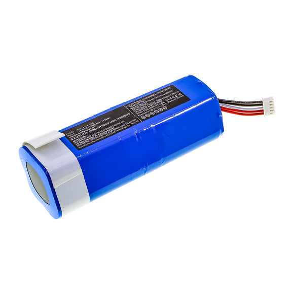 Batteries N Accessories BNA-WB-L16310 Vacuum Cleaner Battery - Li-ion, 14.4V, 5200mAh, Ultra High Capacity - Replacement for Ecovacs S10-Li-144-5200 Battery