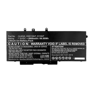 Batteries N Accessories BNA-WB-L15977 Laptop Battery - Li-ion, 7.6V, 8800mAh, Ultra High Capacity - Replacement for Dell C7J70 Battery