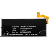 Batteries N Accessories BNA-WB-P8287 Cell Phone Battery - Li-Pol, 3.85V, 2600mAh, Ultra High Capacity Battery - Replacement for Sony LIP1645ERPC Battery