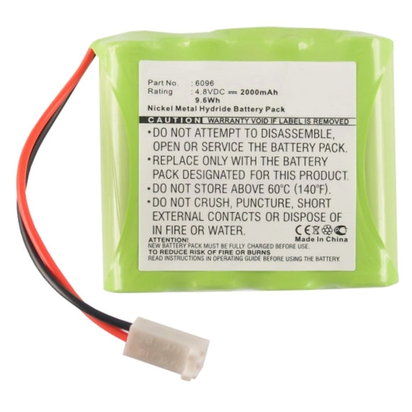 Batteries N Accessories BNA-WB-H9384 Medical Battery - Ni-MH, 4.8V, 2000mAh, Ultra High Capacity - Replacement for Delfi 4-2100-17 Battery