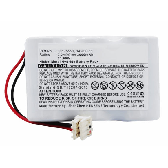 Batteries N Accessories BNA-WB-H9333 Medical Battery - Ni-MH, 7.2V, 3000mAh, Ultra High Capacity - Replacement for B.braun OM11443 Battery