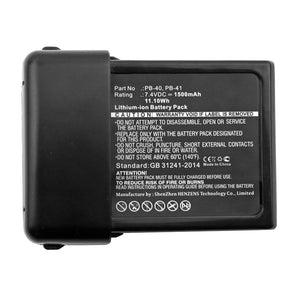 Batteries N Accessories BNA-WB-L12080 2-Way Radio Battery - Li-ion, 7.4V, 1500mAh, Ultra High Capacity - Replacement for Kenwood PB-40 Battery