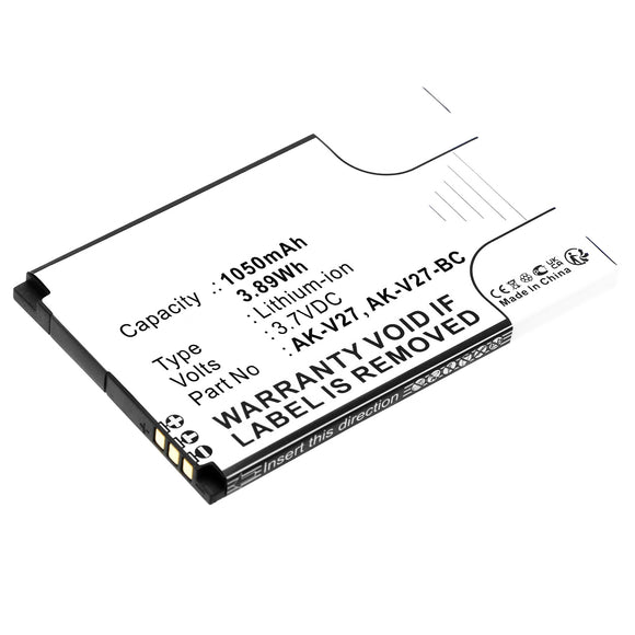 Batteries N Accessories BNA-WB-L18551 Cell Phone Battery - Li-ion, 3.7V, 1050mAh, Ultra High Capacity - Replacement for Emporia AK-V27 Battery