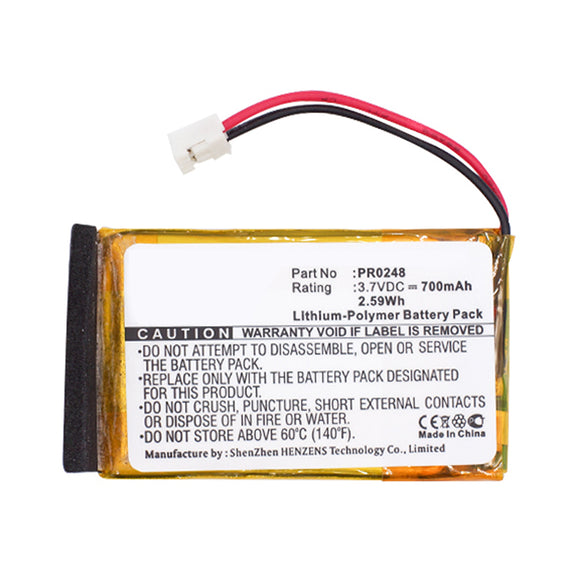 Batteries N Accessories BNA-WB-P12397 Remote Control Battery - Li-Pol, 3.7V, 700mAh, Ultra High Capacity - Replacement for JAY PR0248 Battery