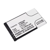 Batteries N Accessories BNA-WB-L15509 Cell Phone Battery - Li-ion, 3.7V, 1200mAh, Ultra High Capacity - Replacement for Bea-fon SL140/SL240 Battery