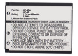 Batteries N Accessories BNA-WB-L1207 Barcode Scanner Battery - Li-Ion, 3.7V, 660 mAh, Ultra High Capacity Battery - Replacement for Avision NP-45 Battery