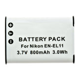 Batteries N Accessories BNA-WB-ENEL11 Digital Camera Battery - li-ion, 3.7V, 800 mAh, Ultra High Capacity Battery - Replacement for Nikon EN-EL11 Battery