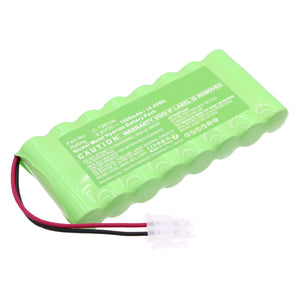 Batteries N Accessories BNA-WB-H18881 Alarm System Battery - Ni-MH, 9.6V, 1500mAh, Ultra High Capacity - Replacement for Cobham C-198336 Battery