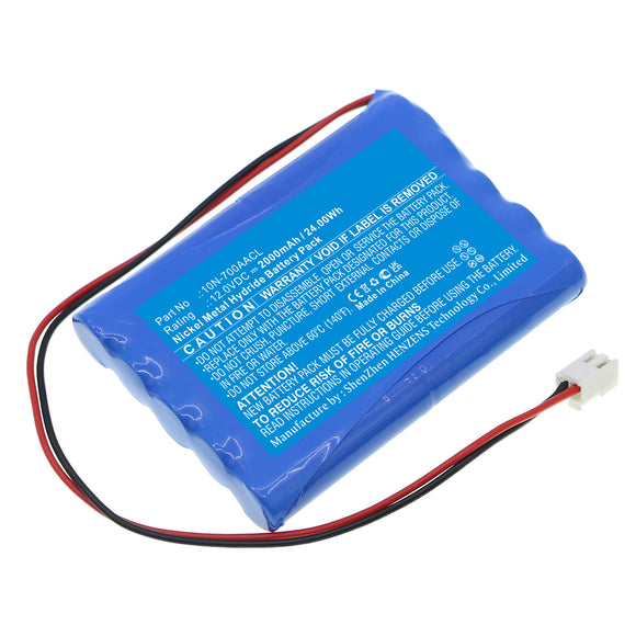 Batteries N Accessories BNA-WB-H17496 Medical Battery - Ni-MH, 12V, 2000mAh, Ultra High Capacity - Replacement for Nipro 10N-700AACL Battery