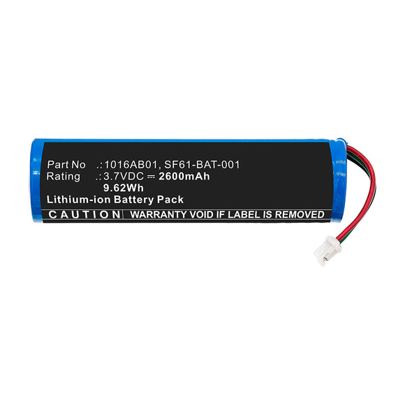 Batteries N Accessories BNA-WB-L12121 Barcode Scanner Battery - Li-ion, 3.7V, 2600mAh, Ultra High Capacity - Replacement for Intermec SF61-BAT-001 Battery