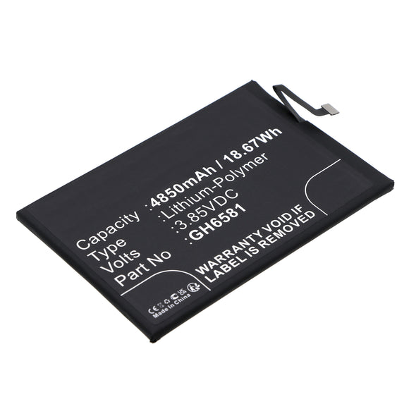 Batteries N Accessories BNA-WB-P18926 Cell Phone Battery - Li-Pol, 3.85V, 4850mAh, Ultra High Capacity - Replacement for Nokia GH6581 Battery