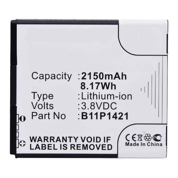 Batteries N Accessories BNA-WB-L3099 Cell Phone Battery - Li-Ion, 3.8V, 2150 mAh, Ultra High Capacity Battery - Replacement for Asus 0B200-00570300 Battery