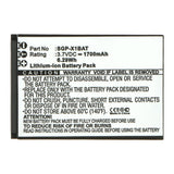 Batteries N Accessories BNA-WB-L11297 Cell Phone Battery - Li-ion, 3.7V, 1700mAh, Ultra High Capacity - Replacement for Evolveo SGP-X1BAT Battery
