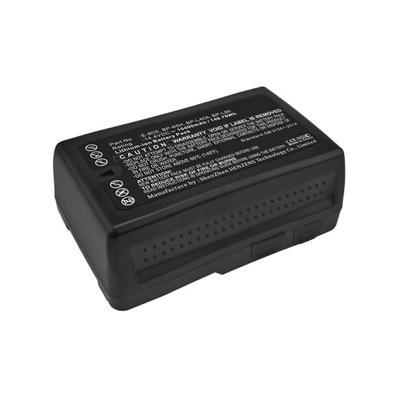 Batteries N Accessories BNA-WB-L10239 Digital Camera Battery - Li-ion, 14.4V, 10400mAh, Ultra High Capacity - Replacement for Sony E-80S Battery