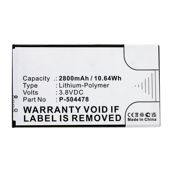 Batteries N Accessories BNA-WB-P15460 Alarm System Battery - Li-Pol, 3.8V, 2800mAh, Ultra High Capacity - Replacement for ADT P-504478 Battery