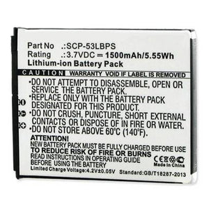 Batteries N Accessories BNA-WB-BLI-1338-1.5 Cell Phone Battery - Li-Ion, 3.7V, 1500 mAh, Ultra High Capacity Battery - Replacement for Kyocera SCP-53LBPS Battery
