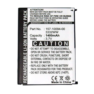 Batteries N Accessories BNA-WB-L12962 Cell Phone Battery - Li-ion, 3.7V, 1400mAh, Ultra High Capacity - Replacement for Palm 157-10094-00 Battery