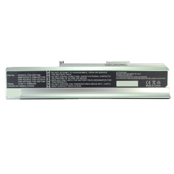 Batteries N Accessories BNA-WB-L12571 Laptop Battery - Li-ion, 10.8V, 4400mAh, Ultra High Capacity - Replacement for Lenovo ASM 42T5213 Battery