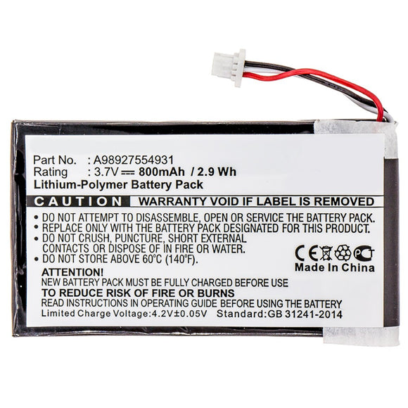 Batteries N Accessories BNA-WB-P7197 E Book E Reader Battery - Li-Pol, 3.7V, 800 mAh, Ultra High Capacity Battery - Replacement for Sony A98927554931 Battery