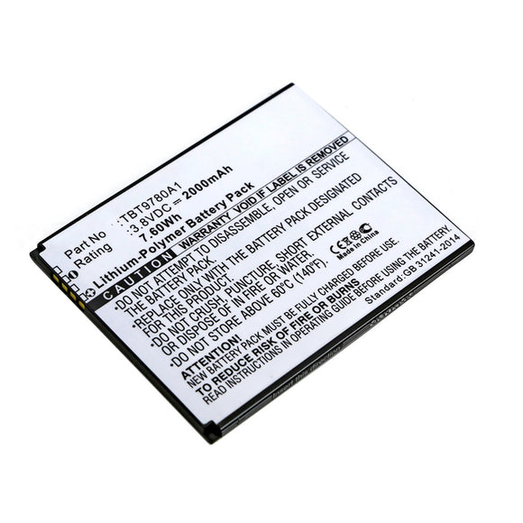 Batteries N Accessories BNA-WB-P11625 Cell Phone Battery - Li-Pol, 3.8V, 2000mAh, Ultra High Capacity - Replacement for Highscreen TBT9780A1 Battery