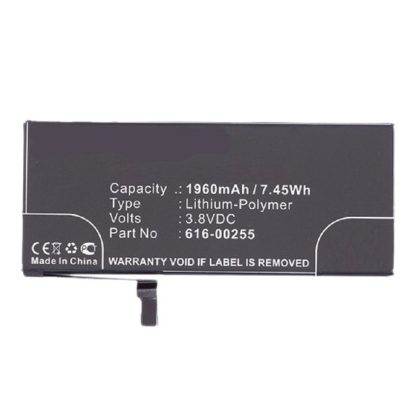 Batteries N Accessories BNA-WB-P3072 Cell Phone Battery - Li-Pol, 3.8V, 1960 mAh, Ultra High Capacity Battery - Replacement for Apple 616-00255 Battery