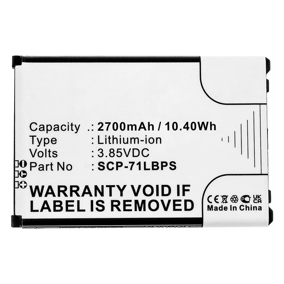 Batteries N Accessories BNA-WB-L16364 Cell Phone Battery - Li-ion, 3.85V, 2700mAh, Ultra High Capacity - Replacement for Kyocera SCP-71LBPS Battery
