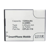 Batteries N Accessories BNA-WB-L10068 Cell Phone Battery - Li-ion, 3.7V, 1200mAh, Ultra High Capacity - Replacement for Coolpad CPLD-119 Battery