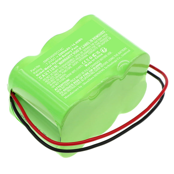 Batteries N Accessories BNA-WB-H18055 Equipment Battery - Ni-MH, 7.2V, 2000mAh, Ultra High Capacity - Replacement for Kathrein 6MR2400SCY4C Battery