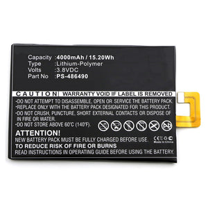 Batteries N Accessories BNA-WB-P9873 Cell Phone Battery - Li-Pol, 3.8V, 4000mAh, Ultra High Capacity - Replacement for Asus PS-486490 Battery