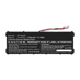 Batteries N Accessories BNA-WB-P15811 Laptop Battery - Li-Pol, 15.4V, 4750mAh, Ultra High Capacity - Replacement for Acer AP19D5P Battery