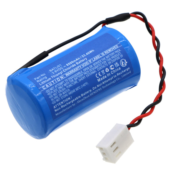 Batteries N Accessories BNA-WB-L18883 Alarm System Battery - Li-SOCl2, 3.6V, 6500mAh, Ultra High Capacity - Replacement for Daitem BATLi01 Battery