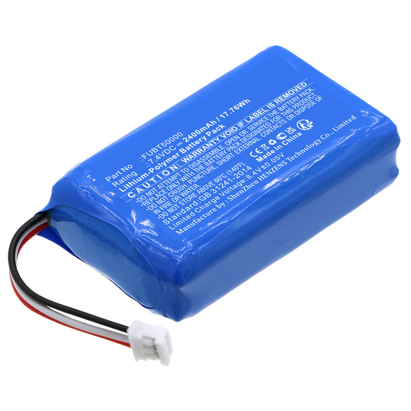 Batteries N Accessories BNA-WB-P18713 Alarm System Battery - Li-Pol, 7.4V, 2400mAh, Ultra High Capacity - Replacement for ABUS FUBT50000 Battery