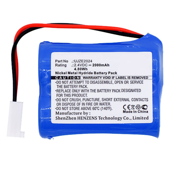 Batteries N Accessories BNA-WB-H9285 Remote Control Battery - Ni-MH, 2.4V, 2000mAh, Ultra High Capacity - Replacement for JAY UJZE2024 Battery