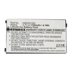 Batteries N Accessories BNA-WB-L12158 Cell Phone Battery - Li-ion, 3.7V, 1100mAh, Ultra High Capacity - Replacement for i-mate UF553450U Battery